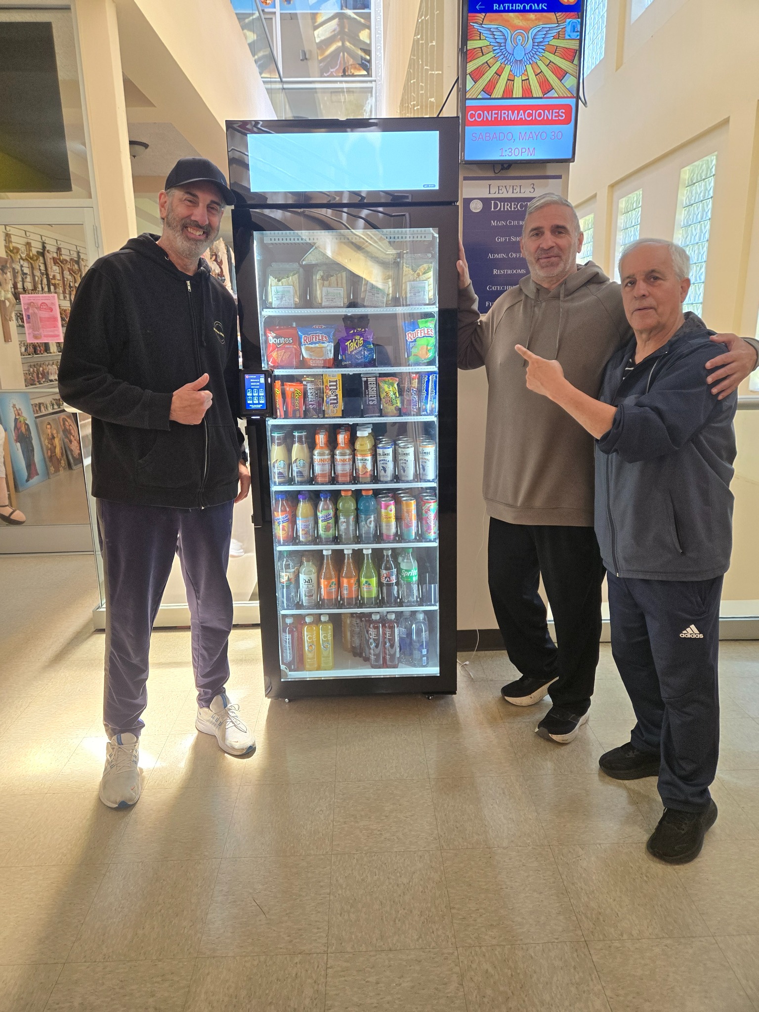 Installed Modern Market at Madonna Queen of the Universe Shrine in East Boston